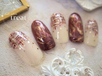 トリート(treat)/リッチアート11月/ツイード