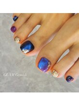 ネイルサロン グラム ジェミッシュ(GLAM Gemish)/FOOT＊ワンポイントデザイン