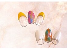 ネイルサロン ブリオン(Nail Salon Bullion)/カラフルシャギーネイル