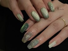アイネイルズ 吉祥寺店(I nails)/奥行きマグネットシアーグリーン