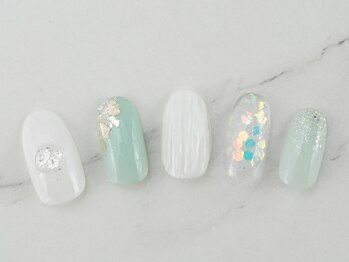 ウェリネイルサロン(WelinailSalon)/夏らしい ハンドネイル5本コース