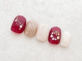 Xmasデザインネイル　¥8,800