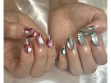 ラズワルド(Lazward)/ちゅるきら＊クリスマスネイル