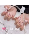 レッド赤ドットハート桜ピンク