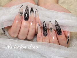 レース＆スキニーフレンチ