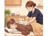 【女性限定】≪自律神経ケア≫猫のゴロゴロ疑似体験+全身もみほぐし 80分