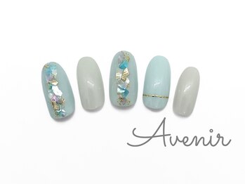 アヴィニール 表参道(Avenir)/クリアシェル　ネイル