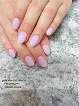 プライベート ネイルサロン マーマ(murmur)/パステルワンカラー