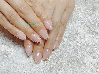 フランセス(Frances)/先端ラメ×ストーン