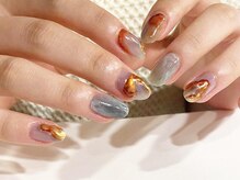 アイネイルズ 梅田店(I nails)/ごちゃ混ぜニュアンスネイル