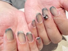 ネイルサロン イントゥ(into_)/オンブレフレンチ　グレージュ