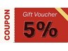 リピーター様５％割引　[クーポンのコース5%割引きOKです] 