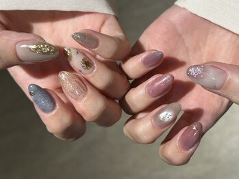 アンドヴァ ピヴォクロス店(Andova)の写真/当店アート量No.1の定額コースは何度でもこの価格!【Design◆more￥9300】お洒落は盛り盛りネイルで決まり!