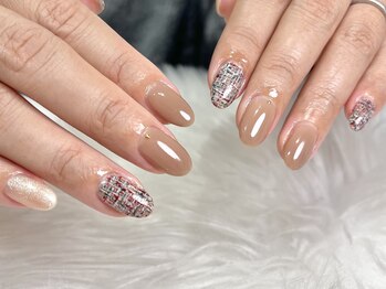 チャンプ 登美ケ丘店(Champ)/ツイードネイル