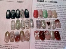 12月定額デザイン♪ネイル&アイ同時施術OK【桑名/パラジェル】