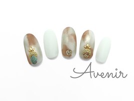 ニュアンスミラーネイル