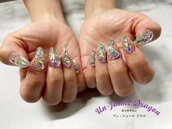 アン ジョーヌドラゴ/【自爪ネイル】ゴテゴテネイル