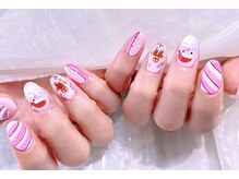 エムズ ネイルサロン(M2)/クリスマスキャンディーネイル
