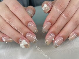 バレンタインデーネイル