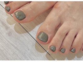 ワンカラ－/フット/カーキー