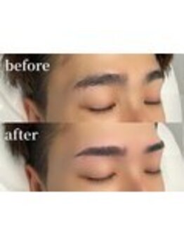 エムズアイブロウ 名古屋栄店(M’sアイブロウ)/メンズHBL★before→after
