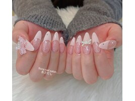 長さだし　ピンクフレンチ