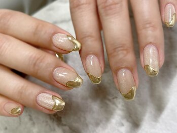 リル(RiRe)の写真/【初めての方にも◎】トレンドを取り入れた今時ネイル多数ご用意◇自爪を削らないパラジェルに変更OKです♪