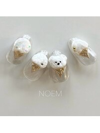 わんちゃん　アイスクリーム