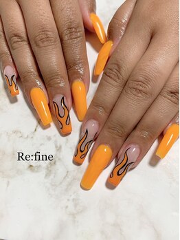 リファイン(Re:fine)/スカルプ4本アート