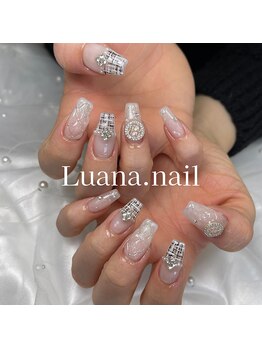 ルアナ ネイル(Luana.nail)/ツイードネイル