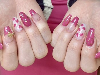 ウサギネイル 新大久保店(usagi nail)/ハートネイル