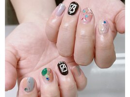 推しの概念ネイル
