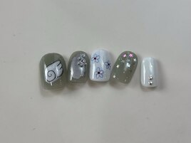 天使の羽落書き花星ホロ夏¥8000