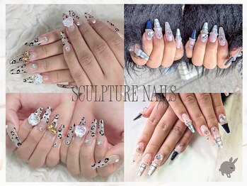 【スカルプ+持ち込みデザイン】