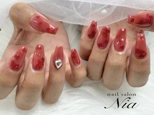 ニア ネイルサロン 大阪駅前第2ビル(Nia)/ハートホロネイル