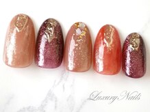 ラグジュアリーネイルズ カワグチ(Luxury Nails Kawaguchi)/ミラーニュアンス*