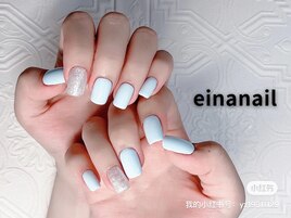 アート2本ネイル