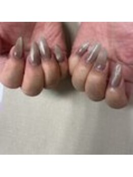 ネイルサロン エーナイン 札幌月寒店/フレンチマグネイル*♪