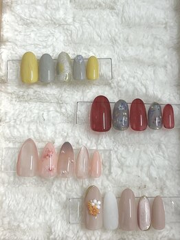 ラウレアネイル(laule'a nail)/3月定額デザイン