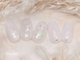 桜ネイル/パラジェル/銀座