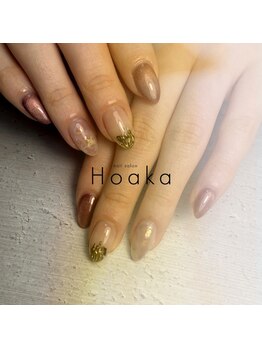 ホアカ(Hoaka)の写真/オフィスにもぴったりなシンプル系ネイルで、日常を彩るあなたの指先を演出します！ニュアンス/マグネット