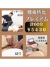 腰痛特化【プレミアム☆☆☆】マッサージ30分+鍼+超音波ハイボルト［計60分］