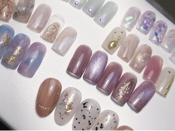 リサー(Lisa)の写真/【当店人気No.1★ニュアンス系定額デザイン/色変更可能◎】お得な定額メニューで理想の指先に仕上げます♪