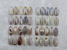 ネイル マキア(NAIL MAQUIA)の雰囲気(奥行きが綺麗なフラワーペイントネイル♪)