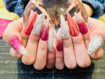 エスフィーネイルサロン ブリーユ(Esfy nailsalon Brille)/ピンクミラーネイル