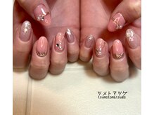 ツメトマツゲ/春ネイル