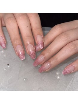 ケソン ネイル スタジオ(qeson nail studio)/フラッシュマググラデーション☆
