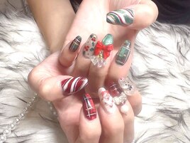 クリスマス/チェック/持ち込み☆