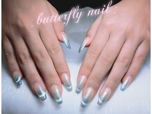 蝶々ネイル バタフライネイル(butterfly nail)/