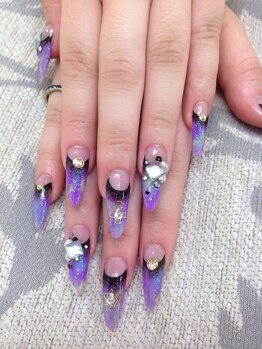 エムアイネイル(MI nail)/スカルプアートつけ放題¥12300